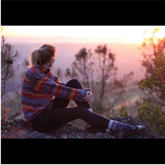 Patagonia Fleece Synchilla Fleece Pullover Laughing Waters Dark Ruby Small - Picture 17 of 17